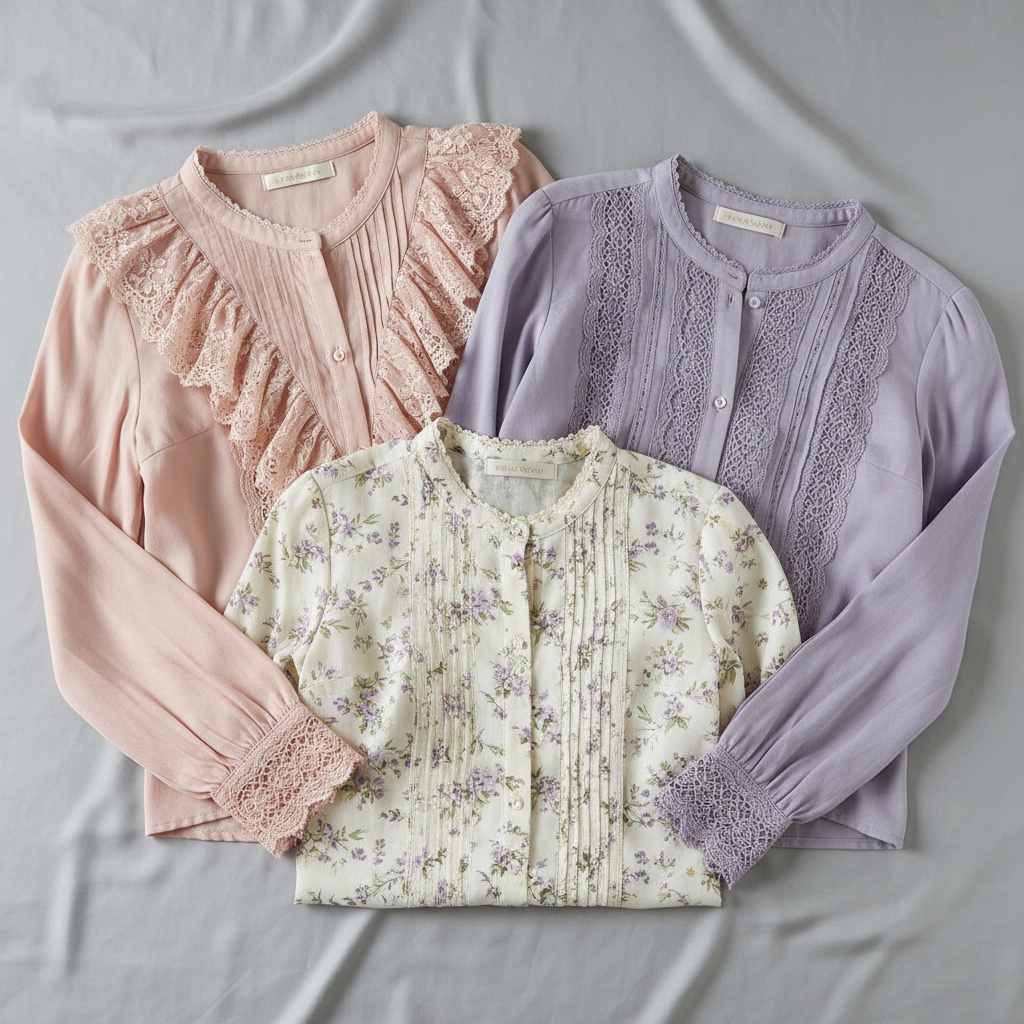 🌹 Blouses Romantiques Femme