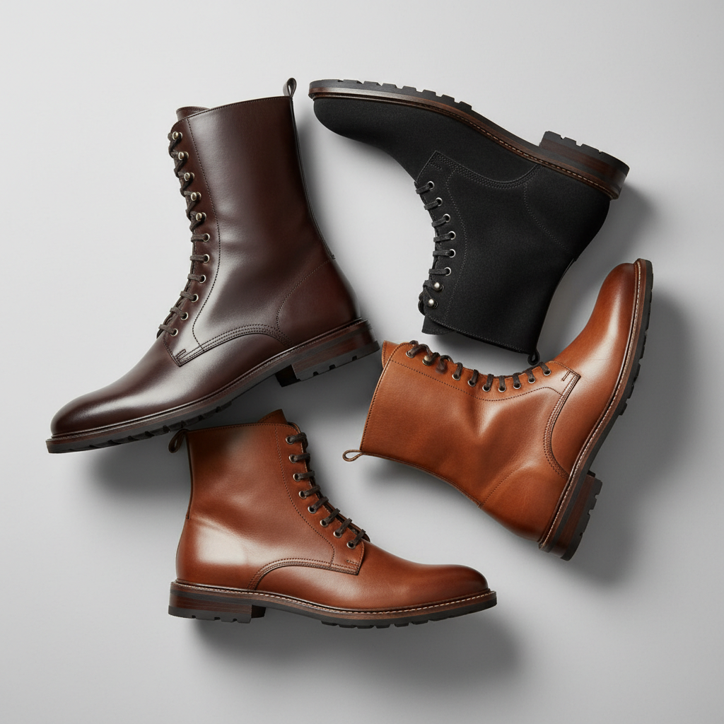 👟 Boots à Lacets Homme