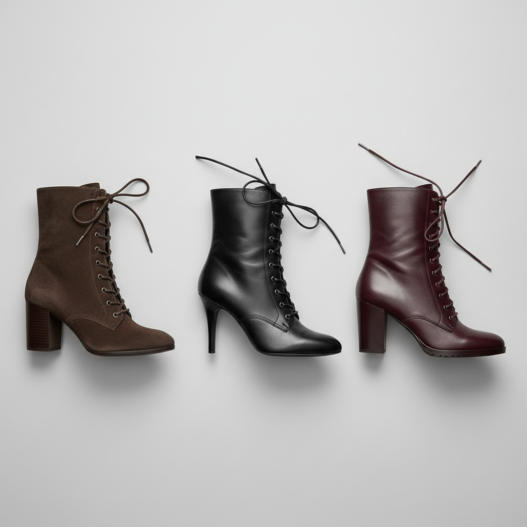 👟 Bottines à Lacets Femme