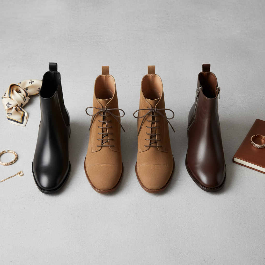 🥿 Bottines Plates Femme