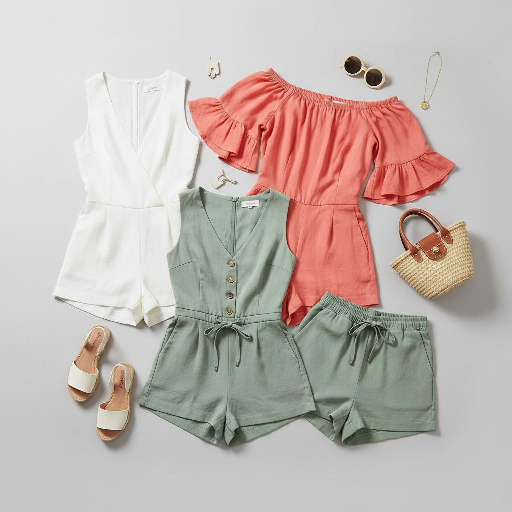 ⚡ Combinaisons Courtes Femme