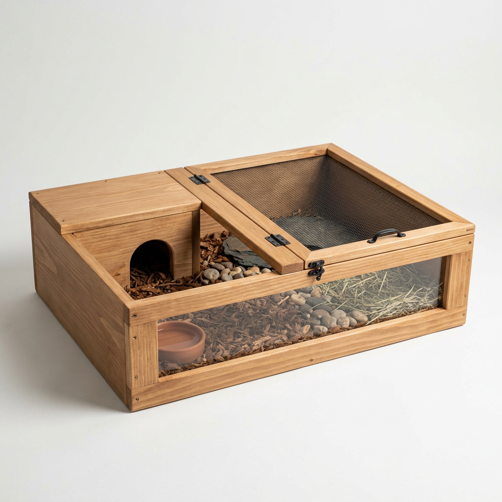Maisons et enclos pour tortues