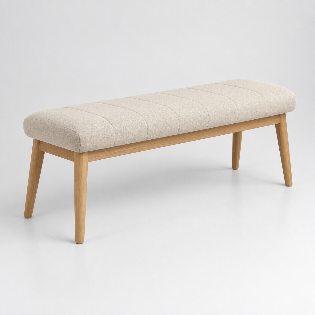 Banc intérieur moderne beige