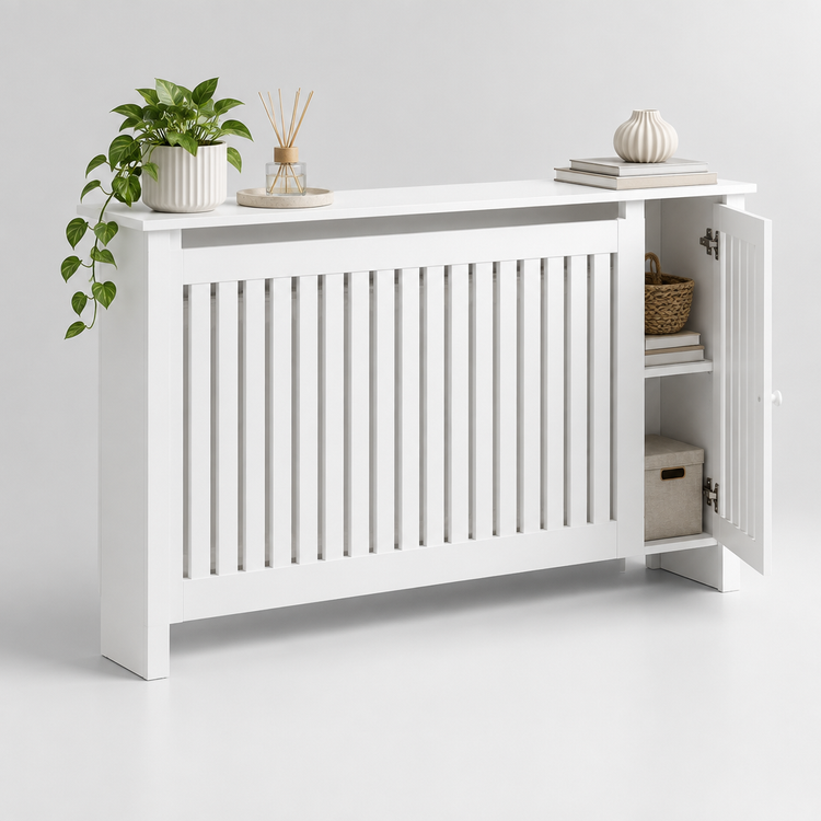 Cache-radiateur en bois