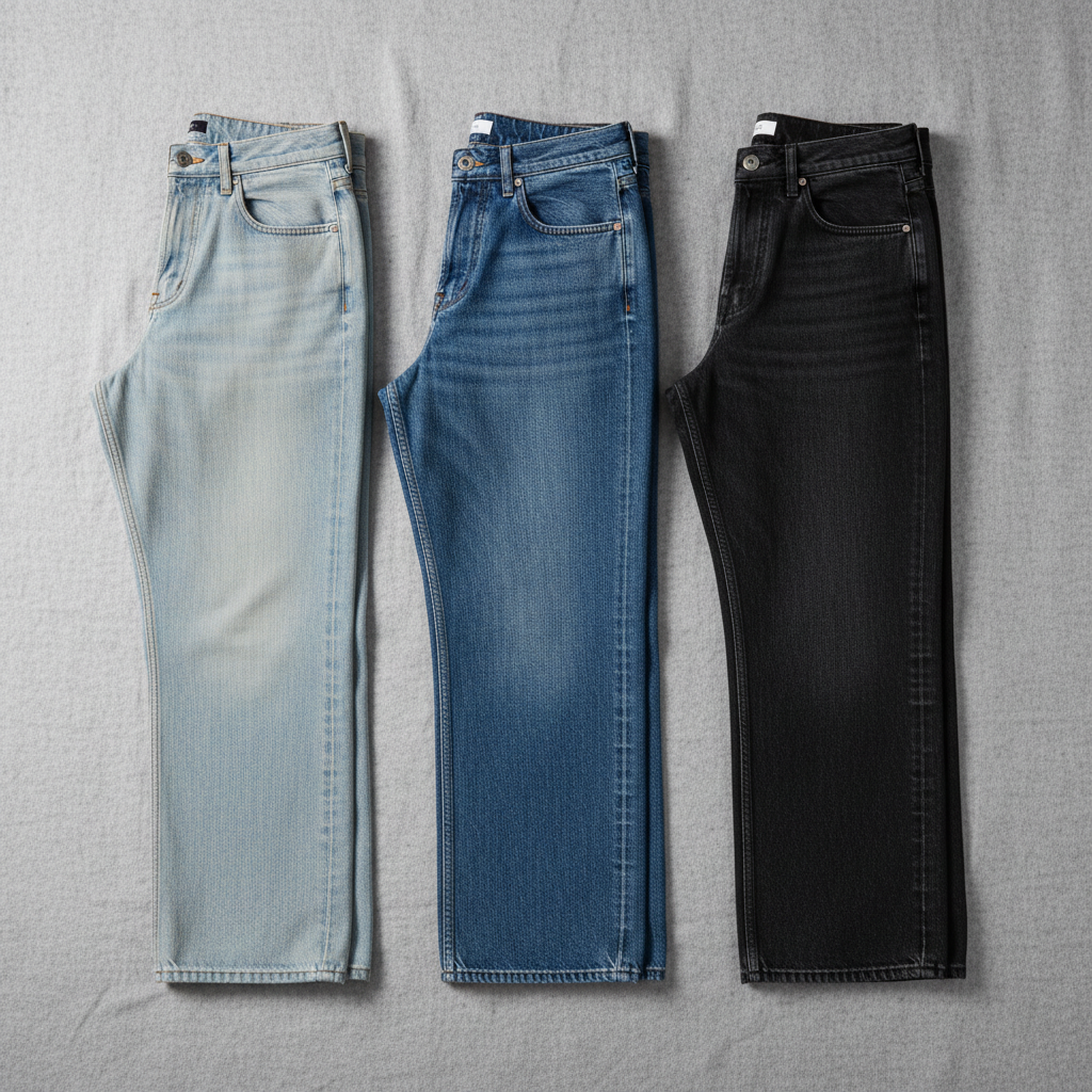 🌬️ Jeans Wide Leg Homme