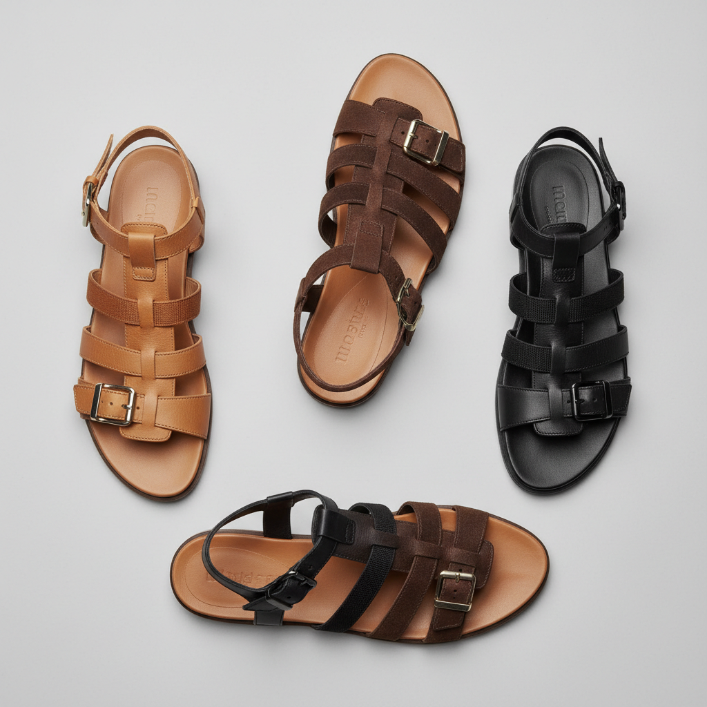 🥾 Sandales à Lanières Homme