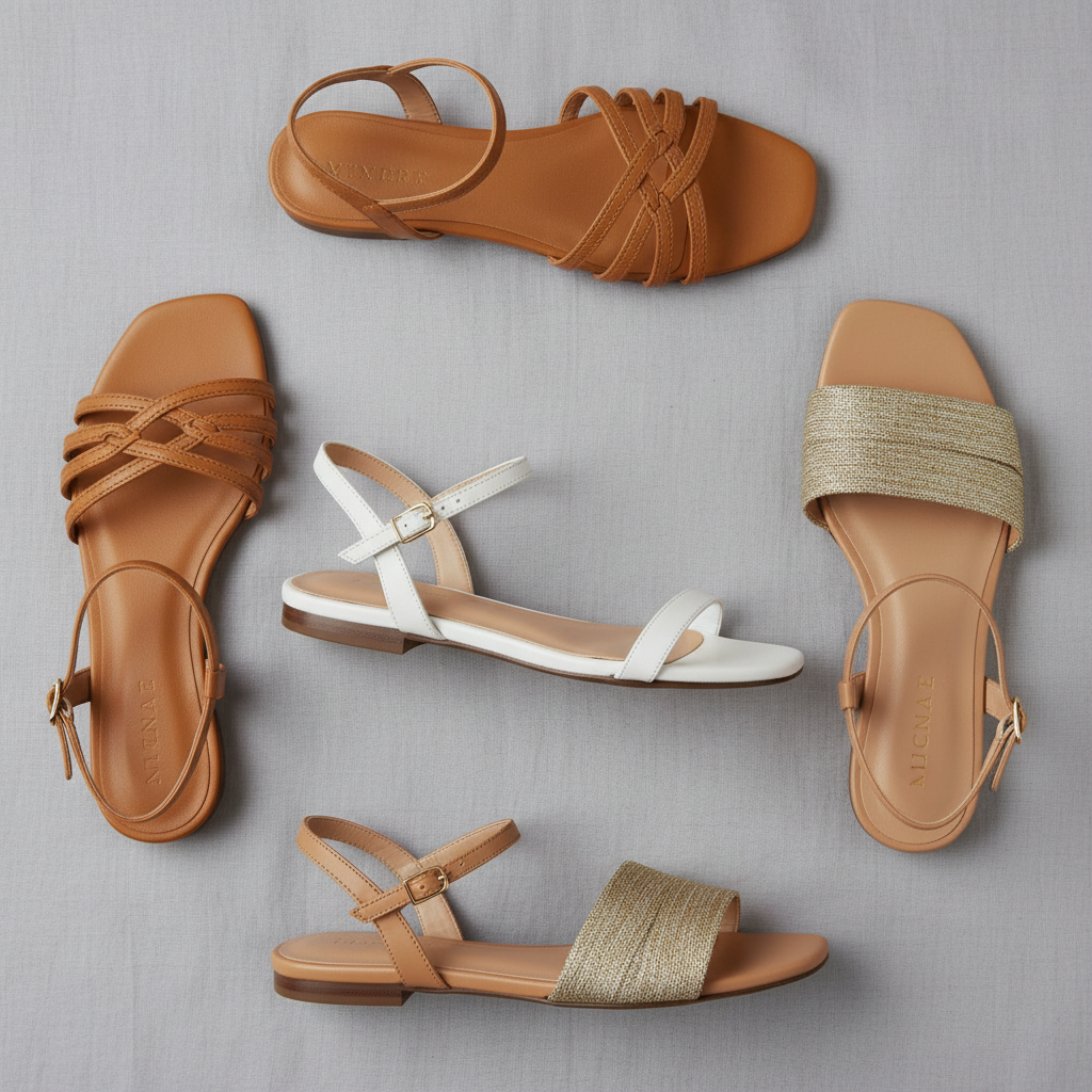 🌼 Sandales Plates Femme
