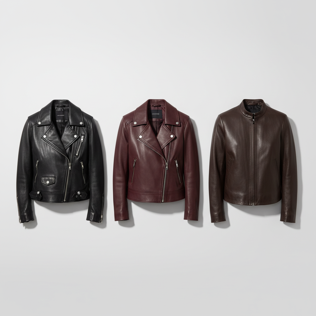 🔖 Vestes en Cuir Femme