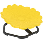 Chaise pivotante sensorielle pour enfant, siège pivotant pour l'entraînement de l'équilibre et de la coordination, jaune
