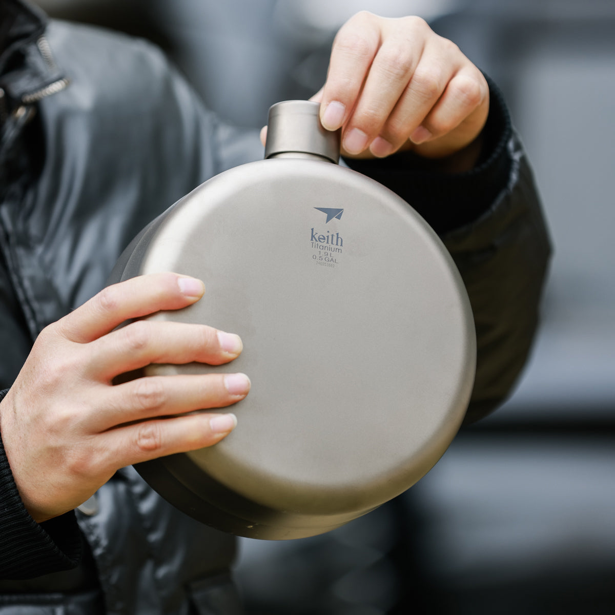 Gourde Cowboy en Titane – KEITH Titanium Europe