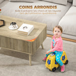 Table basse relevable, table de salon avec 2 compartiments cachés et pieds en pin, 91 x 56 x 43 cm, chêne