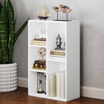 5-tier storage bookshelf, for living room, bedroom, office, 50x24x80cm, white
