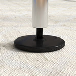 Barre de gymnastique pour enfants, barre horizontale pliable à hauteur réglable avec anneaux de gymnastique, bleu