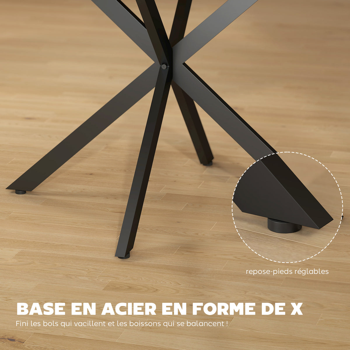 Tavolo da pranzo ovale allungabile per 4-6 persone, tavolo da cucina con allunga 100-135 cm, effetto legno naturale