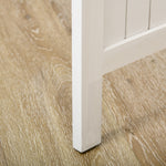 Paravent en bois séparateur de pièce closion intérieur pliable 3 panneaux en bois 120 x 170 cm blanc
