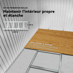 Abri de Jardin 4,9 m² cabane de jardin armoire de jardin Porte coulissante ventilations tôle Acier Jaune