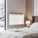 WLAN-fähiger Elektroheizkörper 1500 W, freistehend oder wandmontiert, Sprachsteuerung, 4 Modi, LED-Display, 70x21,5x43,5 cm, weiß
