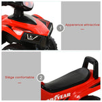 Ride-on Quad for Children 18-36 Months dim. 60L x 31W x 42H cm Light and Sound Effects Red Black