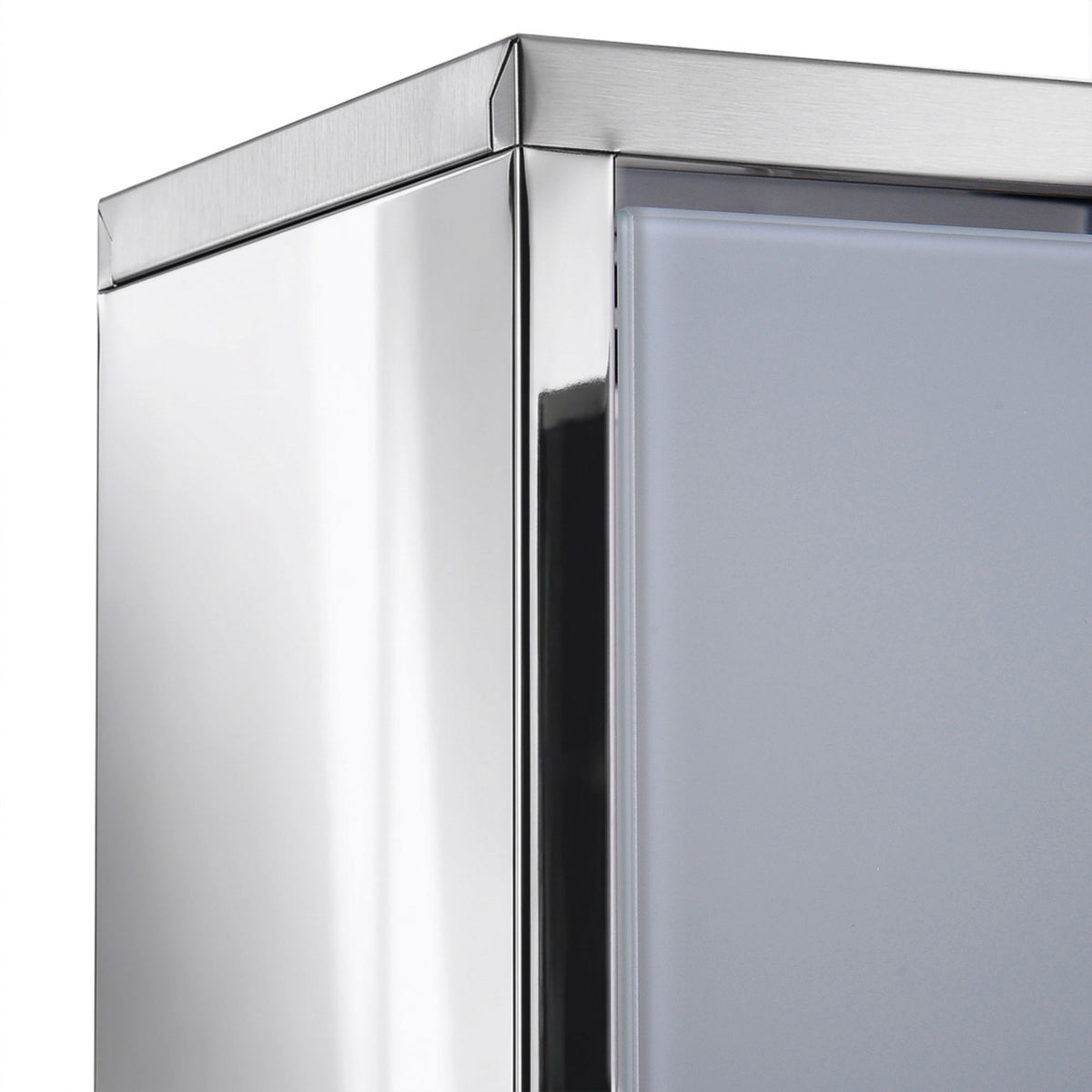 Armoire à pharmacie murale à 3 niveaux en acier inoxydable avec porte verrouillable en verre avec 2 clés