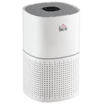 Purificateur d'Air HEPA, Ioniseur, CADR 225m³/h, Mode de Veille Silencieux, 50W, Minuterie, 4 Vitesses - Dim. 22L x 22l x 36H cm - Blanc