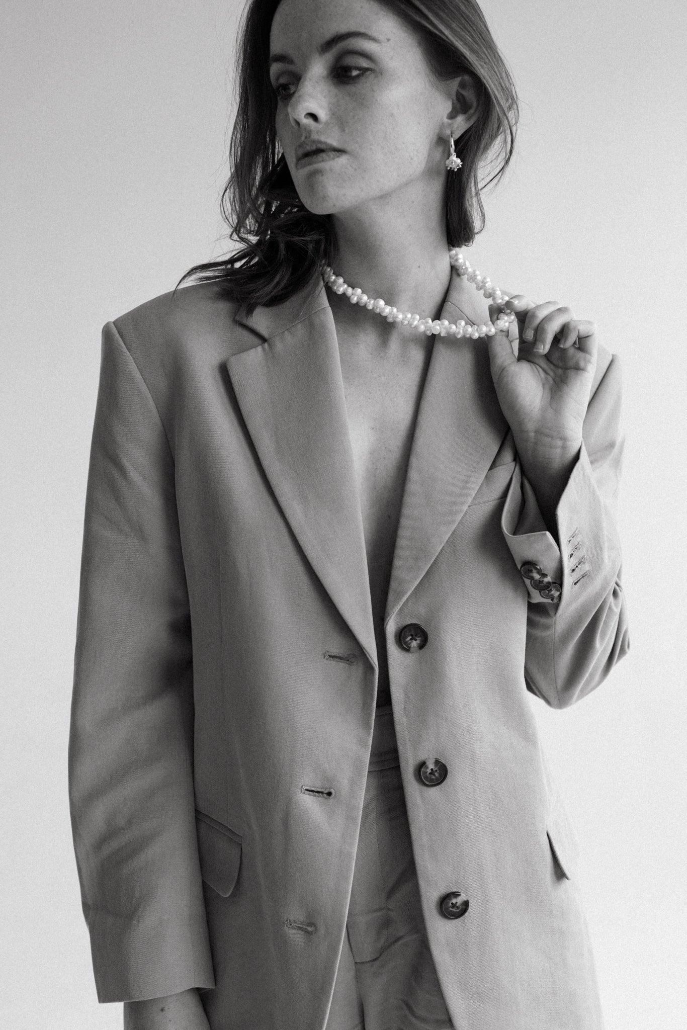 Collier Rita en perles de culture baroques