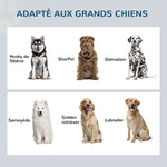 Gamelle double chien chat - porte-gamelles surélevé rangement 2 en 1 - tiroir, 2 gamelles - acier inox. MDF blanc gris