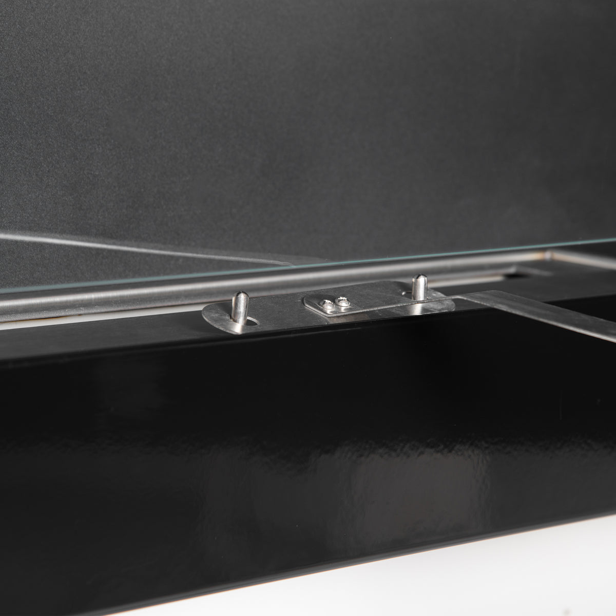 Cheminée bioéthanol Murale encastrable brûleur 2,8 L, environ 3,5 h de durée de combustion dim. 102L x 16l x 43H cm Couverture 25-30 m² Métal