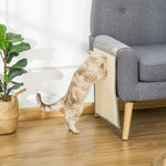 Tapis griffoir Chat Tapis à gratter en sisal Protection canapé Meuble Sol Lot de 2 pcs 130 x 45 cm Gris