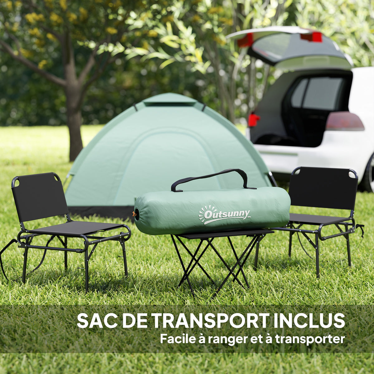 Tente de camping 2 personnes camouflage tente dôme légère ventilée facile à monter avec portes zippées