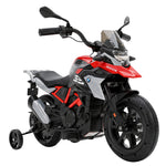 Moto elettrica per bambini 3-8 anni BMW G310 GS, batteria al litio 12V, 3-6 km/h, 102 x 62 x 73 cm, rosso