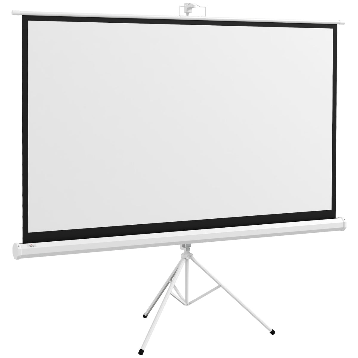Écran de projection 100 pouces avec support trépied hauteur réglable, écran 4K HD 16:9