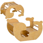 Arche d'escalade pour enfants, table à jouets pour enfants 18-48 mois, design 2 en 1, charge max. 50 kg, bois naturel