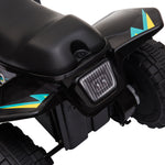 Quad électrique pour enfants 18-36 mois véhicule à batterie 6V avec marche avant et arrière 72 x 40 x 45,5 cm noir