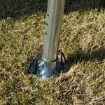 Gazebo Tendone per Ricevimenti da Giardino in PE Impermeabile con Tubi in Acciaio 7,98L x 3,92P x 2,8A m Bianco Nuovo 14