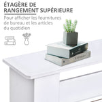 Cubrerradiador de diseño contemporáneo, longitud extensible 139-208,5 x 20,5 x 82,5 cm, MDF blanco