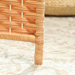 Paravent intérieur en bois 3 panneaux séparateur de pièce pliable pour salon chambre 135 x 180 cm brun clair