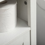Meuble sous lavabo salle de bain meuble sous vasque - niche et placard à portes doubles, 60 x 30 x 60 cm, blanc