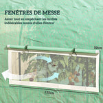 Serre de jardin serre tunnel de jardin 9m² PE Haute densité 135 g/m², avec 2 portes zippées 300 x 300 x 200 cm, vert