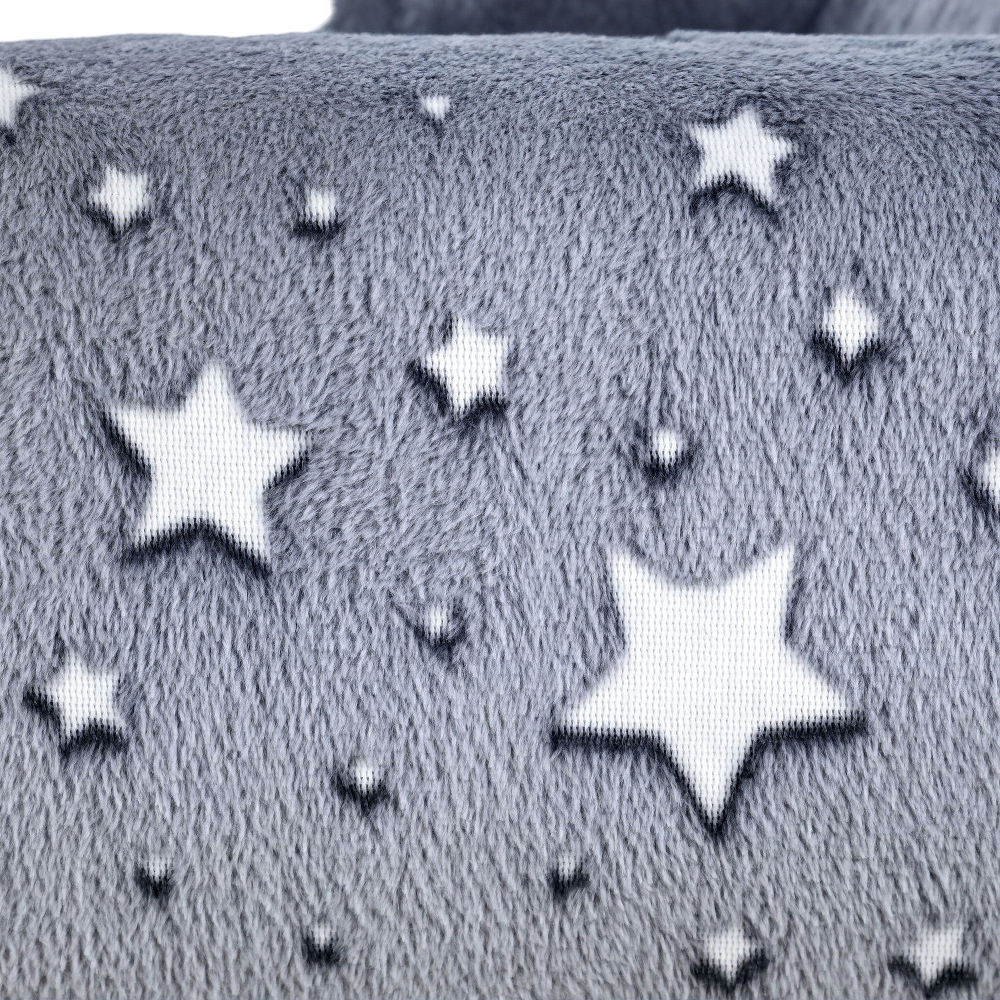 Fauteuil enfants canapé pour enfants hosphorescent avec motif étoilé, tissu velours, pour garçons et filles, gris
