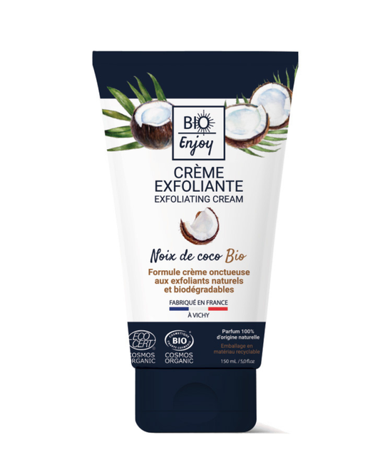 Crème exfoliante corps Noix de coco Bio Cosmos Organic  - BIO Enjoy 150mL-0