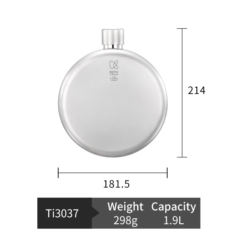 Gourde Cowboy en Titane – KEITH Titanium Europe