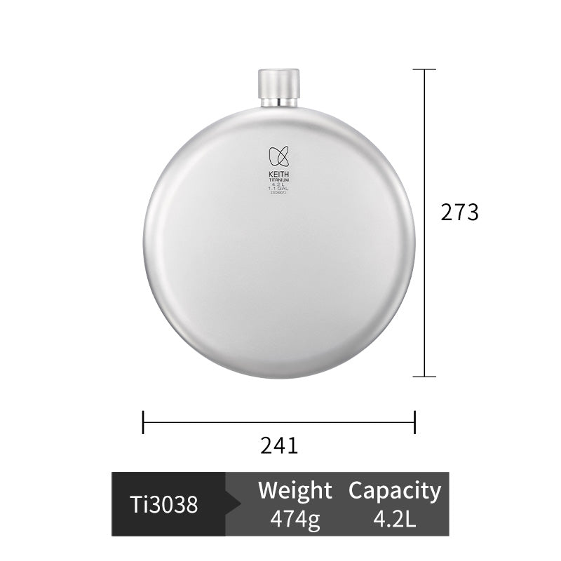 Gourde Cowboy en Titane – KEITH Titanium Europe
