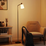 Lampadaire sur Pied Salon à Tête Rotative à 350°, Lampe sur Pied Moderne avec 3 Températures de Couleur, Noir