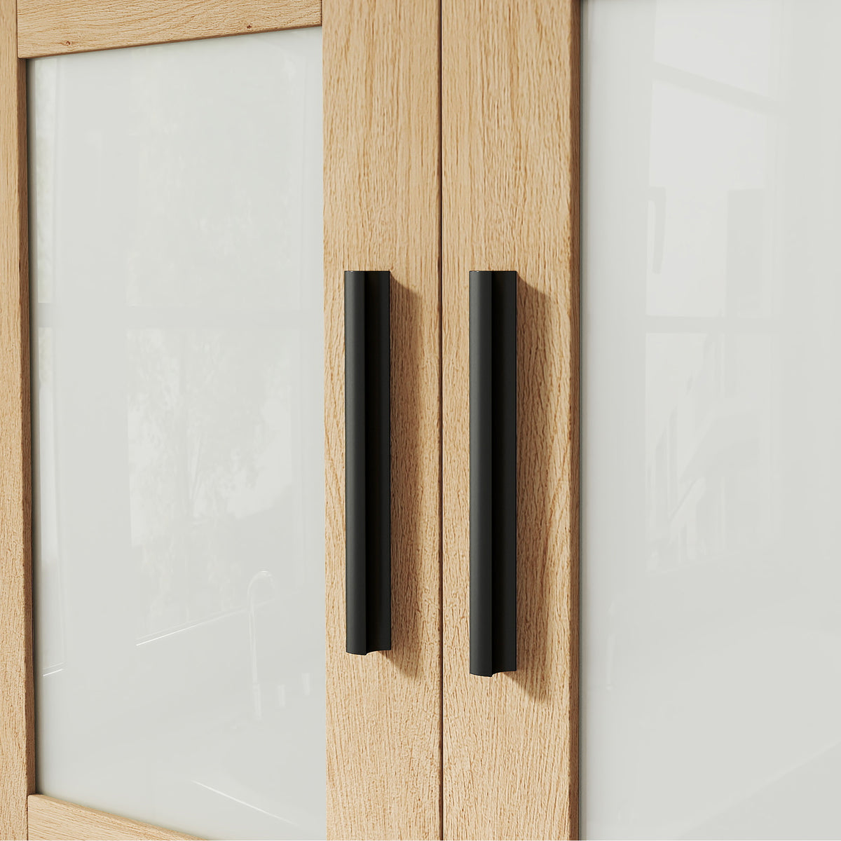 Armoire murale salle de bain avec miroir, meuble salle de bain avec compartiment ouvert et étagère réglable, chêne