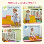6 blocs de construction en mousse XXL pour enfants - normes EN71-1-2-3 - mousse EPE Revêtement synthétique