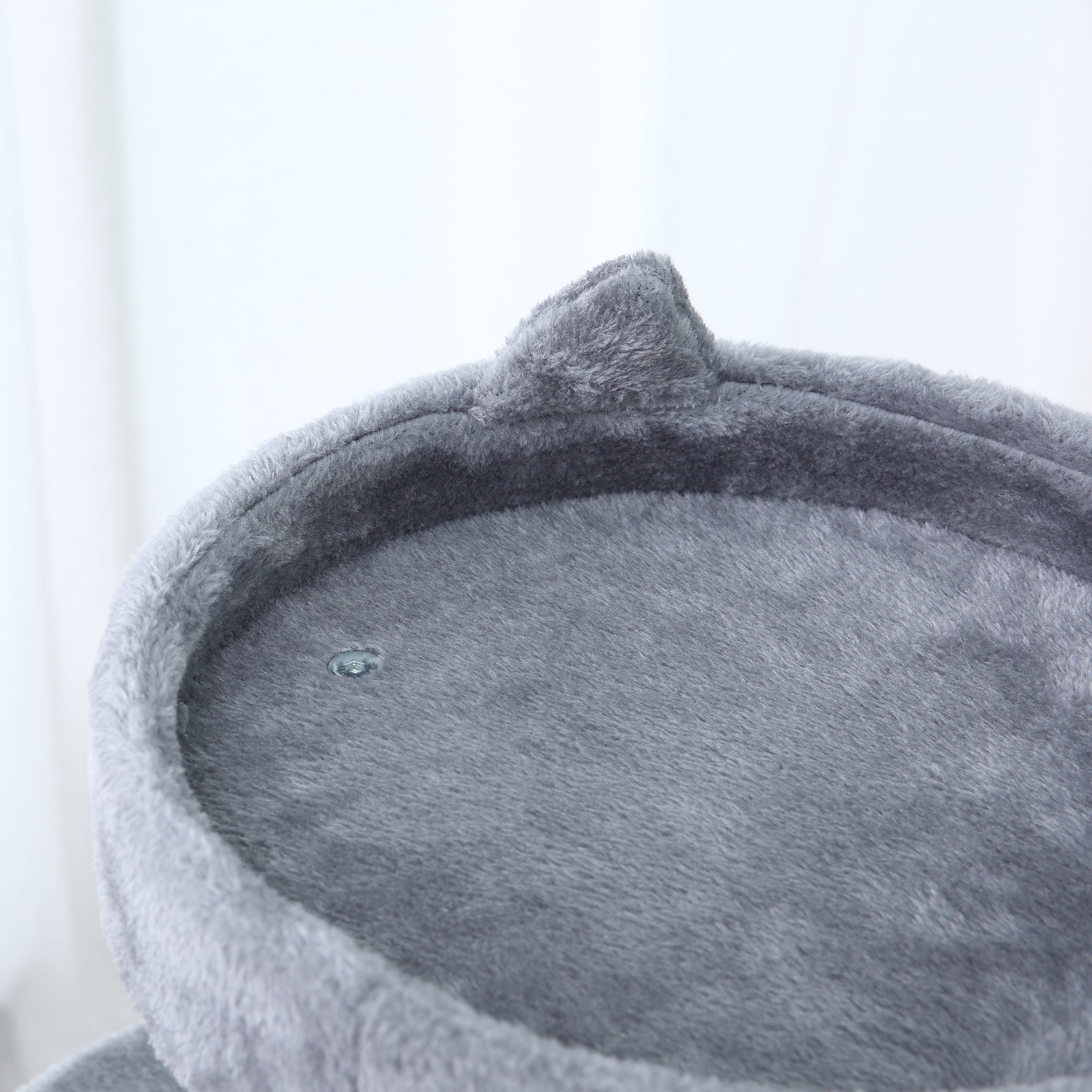 Arbre à chats multi-équipements griffoirs grattoirs plateformes niche jeu boule suspendue Ø 48 x 104H cm gris