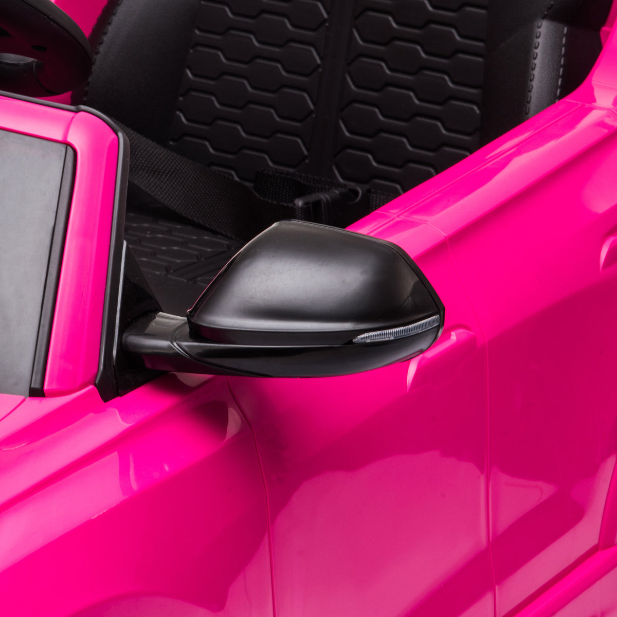 Voiture électrique enfants sous licence Audi RS Q8, véhicule électrique avec télécommande, USB, Bluetooth, rose