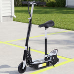 Trottinette électrique 120 W pliable pour enfant de 6+ ans hauteur guidon et selle réglable 10 Km/h max. noir