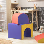 Module motricité bébé 4PCS parcours motricité bébé en mousse EPE pour enfants d'âge préscolaire, multicolore