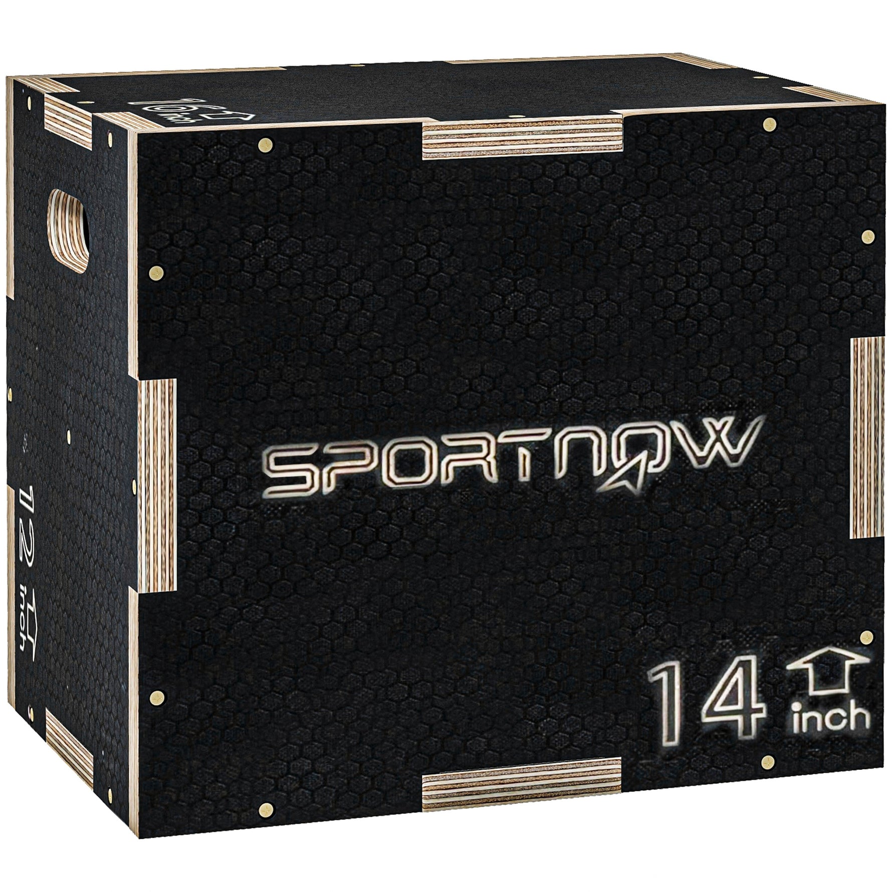 Box Jump pliométrie 3 en 1 boîte à saut musculation fitness pour box training en bois, 30,5/35,5/40,5H cm